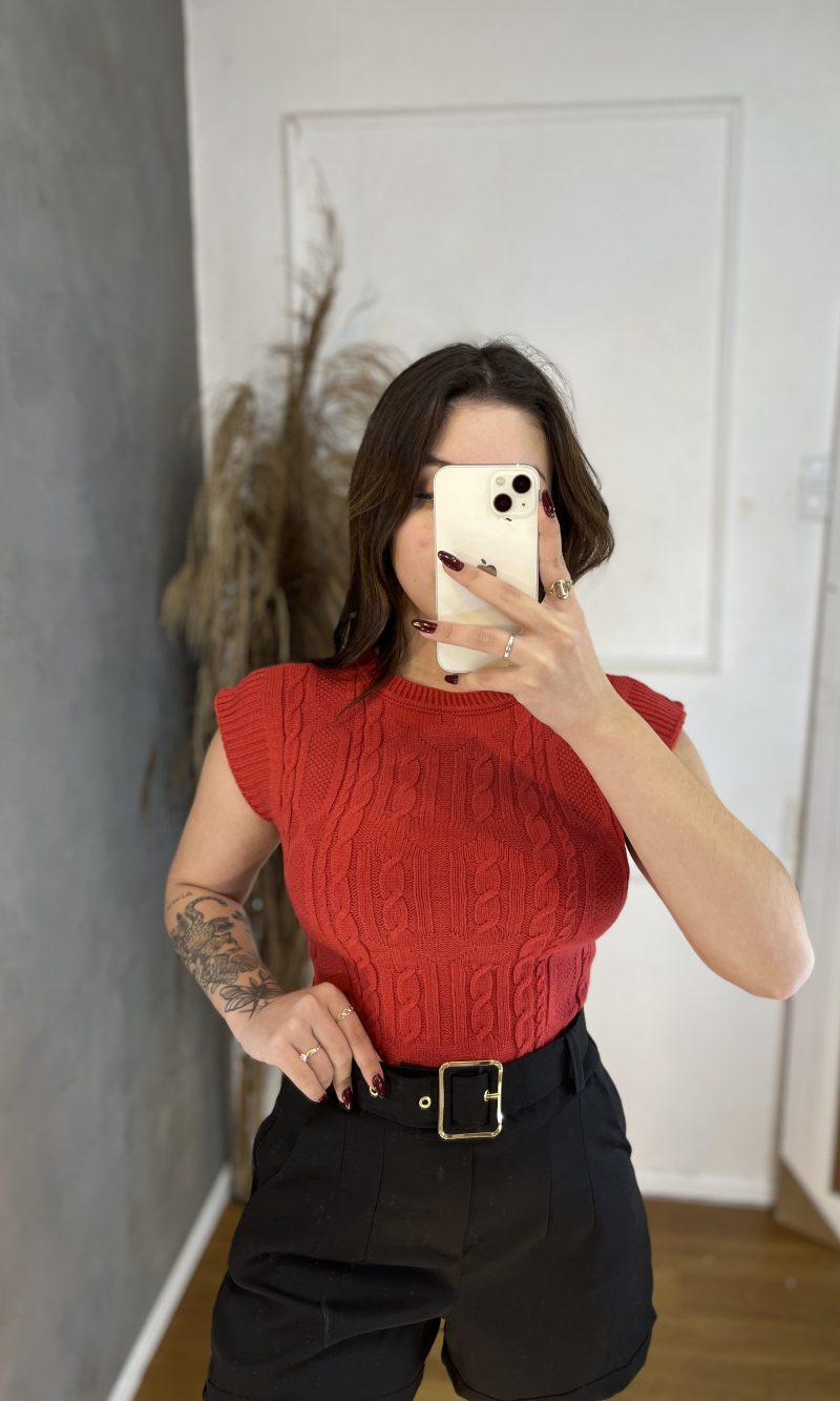 short cargo moletom nude