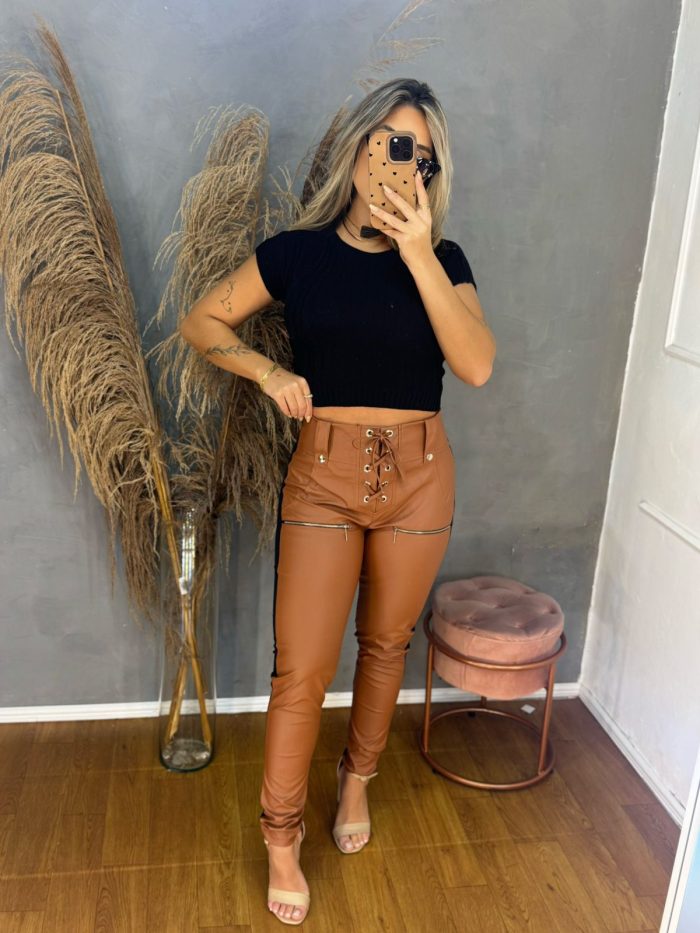 calÇa courino caramelo calÇa courino caramelo
