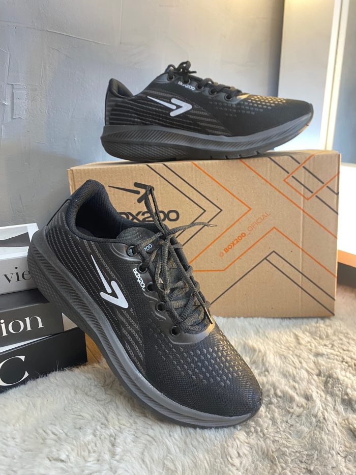 tÊnis masculino box 200 preto grafite