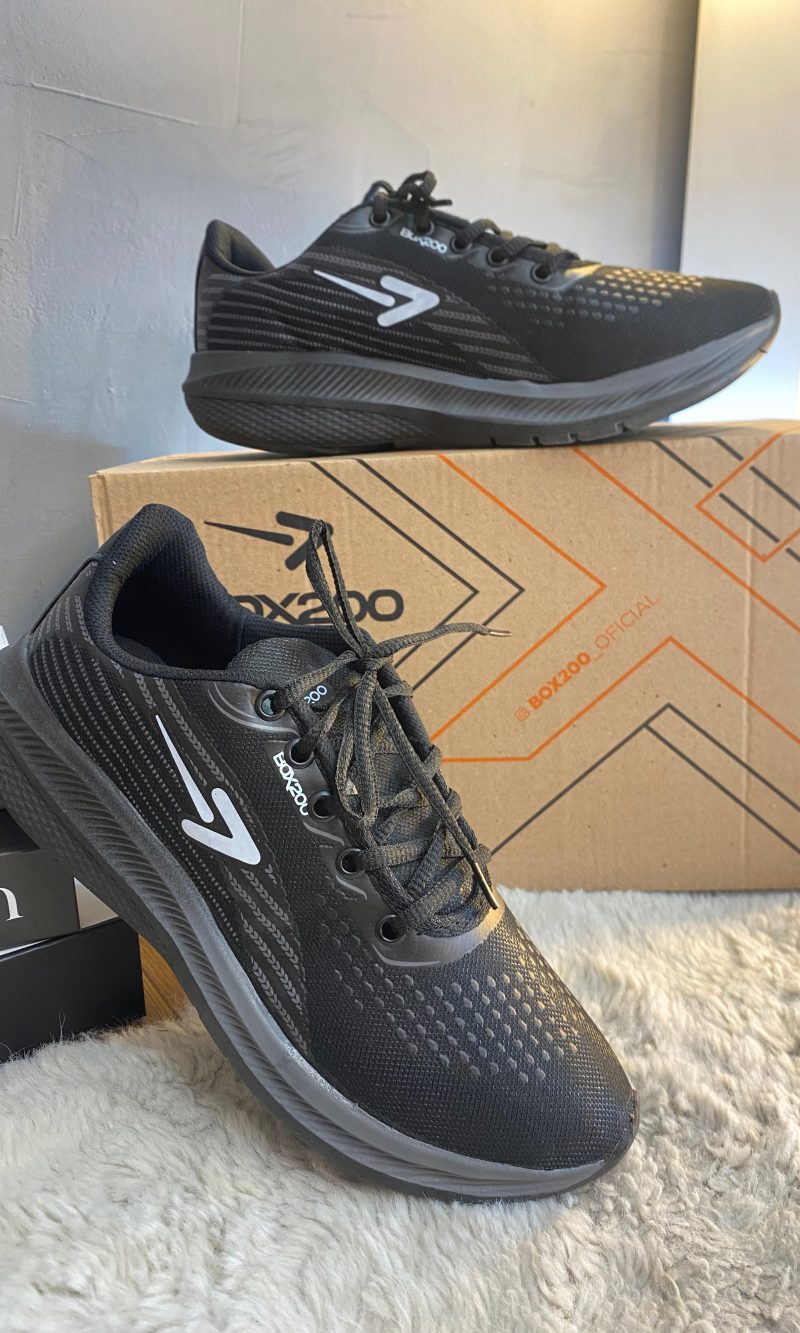 tÊnis masculino box 200 preto grafite